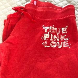 PINK logo sweats
